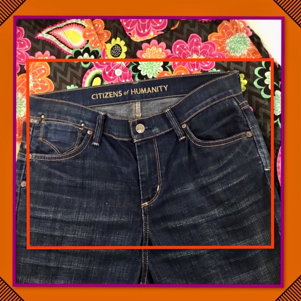 CITIZENS OF HUMANITY WOMENS DENIM JEANS FLARE 28